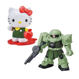  Gundam Gunpla SD Cruz silueta Hello Kitty Zaku II