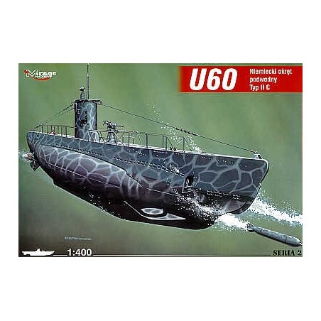 Maqueta U-Boat U60 typ IIC (submarine) 
