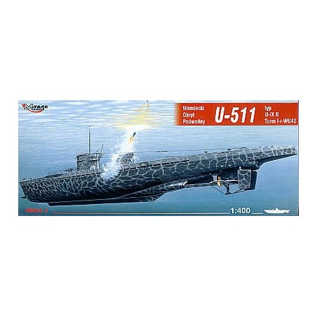 Maqueta U-Boat U-511 type IXB (submarine) 