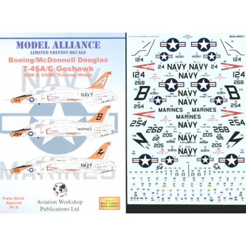 T-45A/C Goshawk (4) 165068 268/B or 163654 254/B TW-2 NAS Kingsville 165467 124/A VT-7 Eagles TW-1 NAS Meridian 163635/205 VX-23 T-45A/C Goshawk (4) 165068 268/B or 163654 254/B TW-2 NAS Kingsville 165467 124/A VT-7 Eagles TW-1 NAS Meridian 163635/205 VX-23