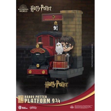  Harry Potter PVC D-Stage Platform 9 3/4 Nueva versión diorama 15 cm