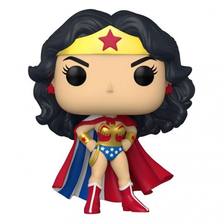 Figuras Pop Figura POP de DC Comics! Vinilo Héroes Mujer Maravilla 80 Aniversario 9 cm