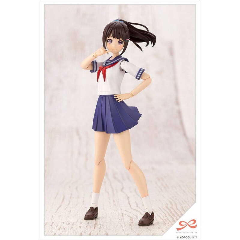 Kit de modelo de plástico de figura de acción de Sousai Shojo Teien 1/10 Madoka Yuki Touou ropa de verano de secundaria 15cm Kot