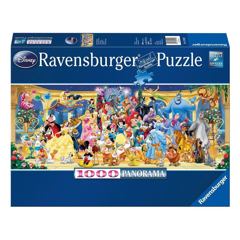  Puzzle Foto de grupo de rompecabezas de Disney Panorama (1000 piezas)
