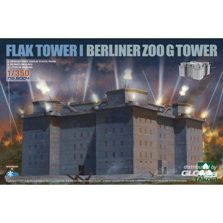Maqueta de edificios TORRE FLAK I TORRE ZOO G DE BERLINER