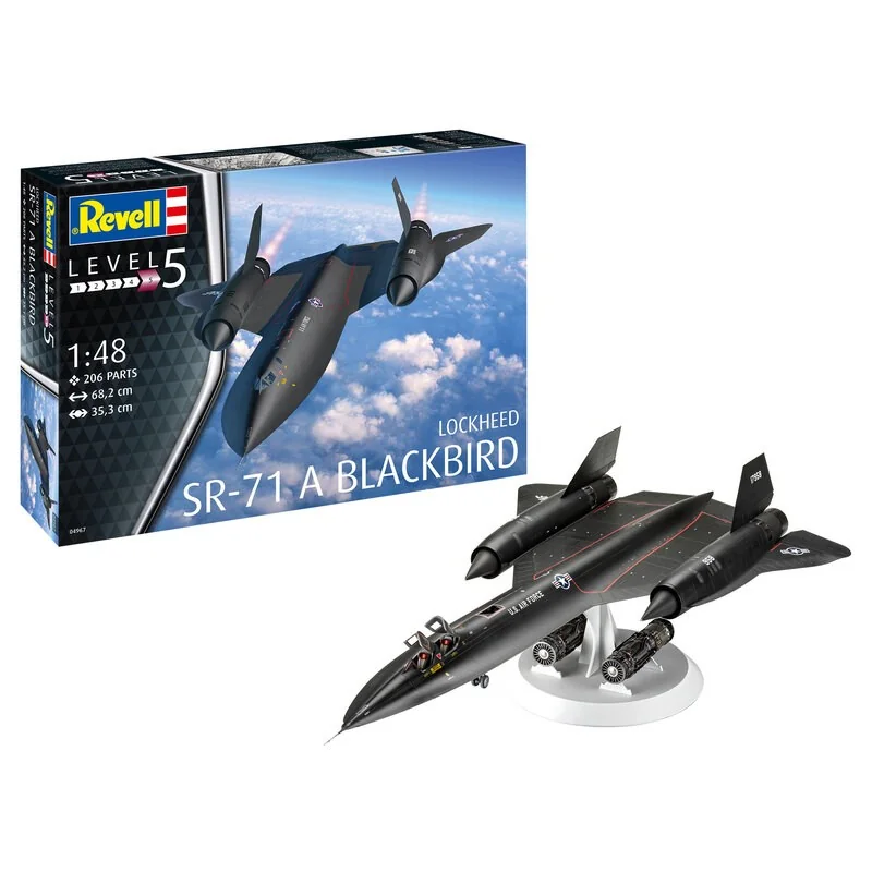 Maqueta Revell LOCKHEED SR-71 BLACKBIRD con 1001hobbies (Ref.04967)