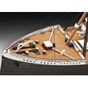 R.M.S Titanic 100th Anniversary Edition Includes 6 paints glue and brush 3 postcards Replica menu and Replica promotional brochu
