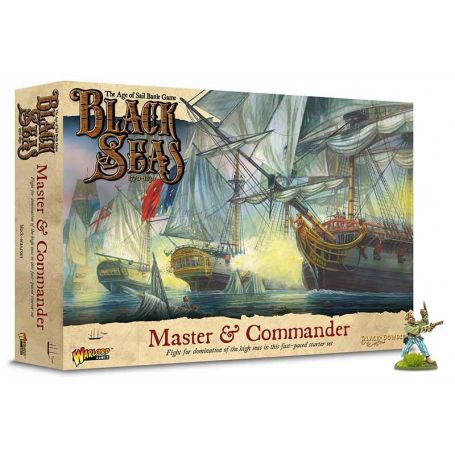 Juegos de figuras : extensiones y cajas de figuras Black Seas: set de iniciación Master & Commander - idioma ESPAÑOL