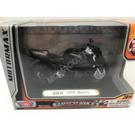 Motocicleta en miniatura BMW HP2 SPORT 2012 NEGRO