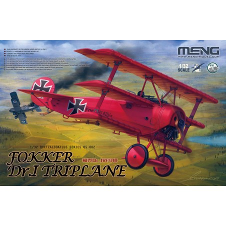 Maqueta Fokker Dr.I Triplano pilotado por Manfred von Richthofen, el “Barón Rojo”