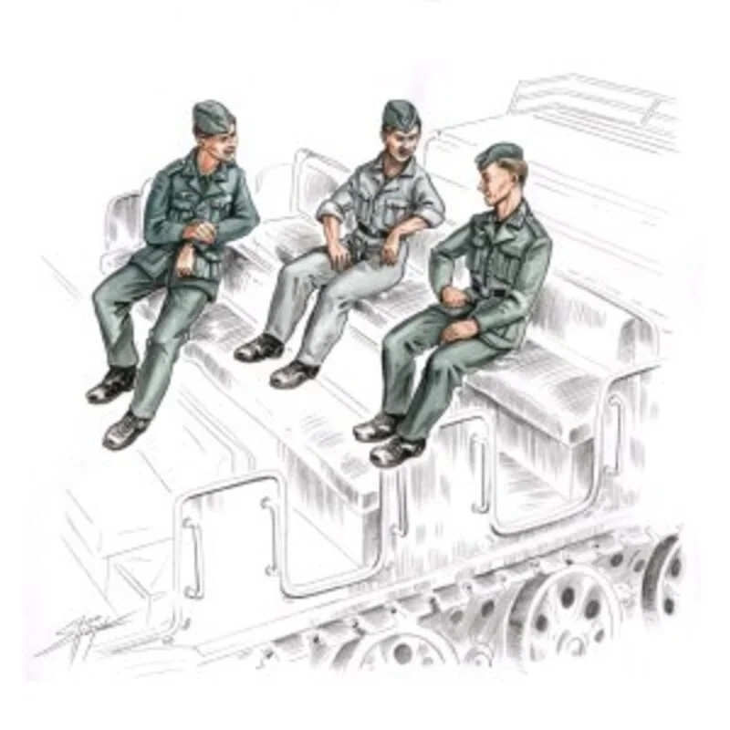 German Soldiers for FAMO (3 figures)