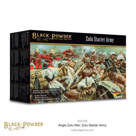 Juegos de figuras : extensiones y cajas de figuras Anglo-Zulu War Zulu Starter Set