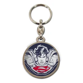 Llavero metálico DC Comics Superman Face 7 cm