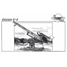 Enzian E-4 German anti-aircra ft guided missile with launch ramp