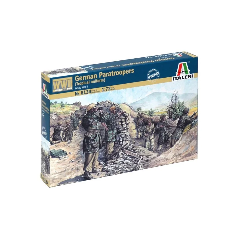 Paracaidistas alemanes 2 ª Guerra Mundial (en uniforme tropical)