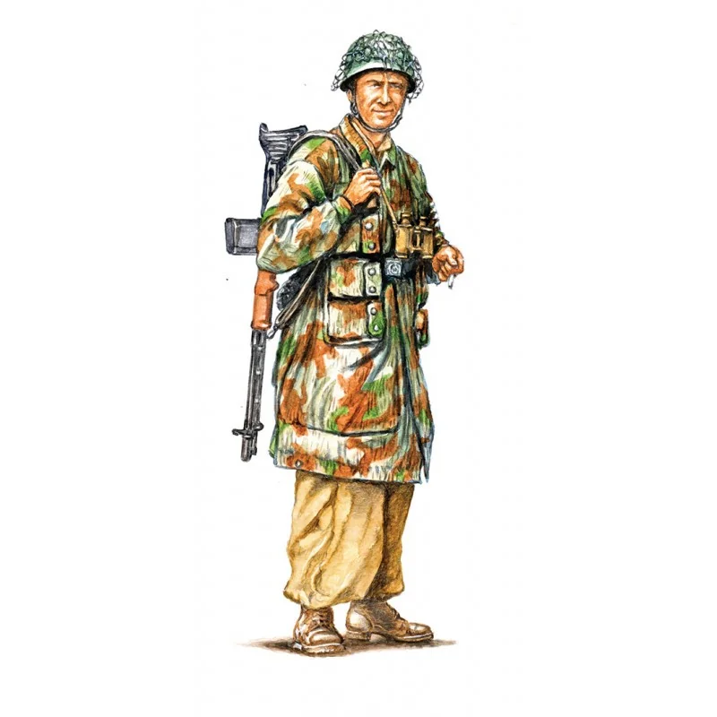 Paracaidistas alemanes 2 ª Guerra Mundial (en uniforme tropical)