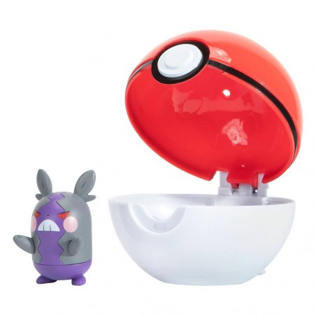 Figura Pokémon Clip'n'Go Poké Ball Morpeko y Pokebola