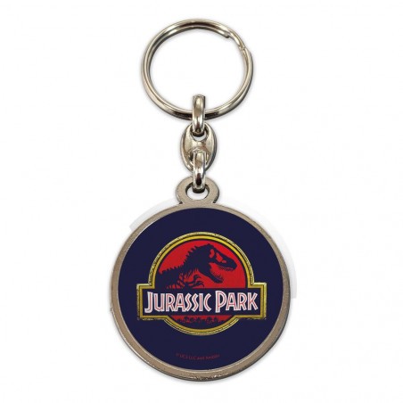  Llavero metálico Jurassic Park Movie Logo 7 cm