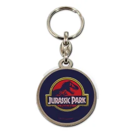  Llavero metálico Jurassic Park Movie Logo 7 cm