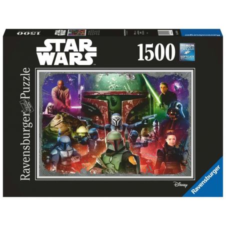  Puzzle 1500 p - Boba Fett, cazarrecompensas / Star Wars The Mandalorian