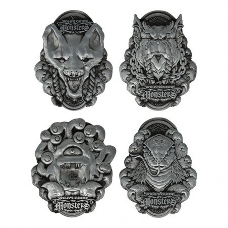  Dungeons & Dragons Medallion Pack 4 Volo's Guide to Monsters Edición limitada