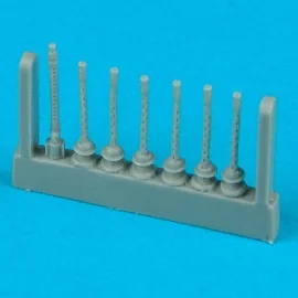 Heinkel He 111H-6 gun barrels - late version (diseñado para ser ensamblado con maquetas de Hasegawa)