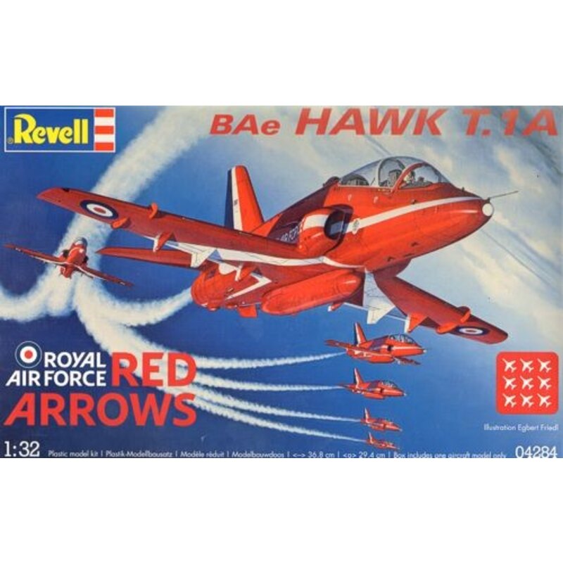 BAe Hawk T.1 Red Arrows (New Tooling) We have lots of optional decals you can buy for this kit in the Xtradecal range... X32027 