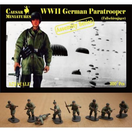 Figuras Paracaidista alemán (Fallschirmjager) (Segunda Guerra Mundial)
