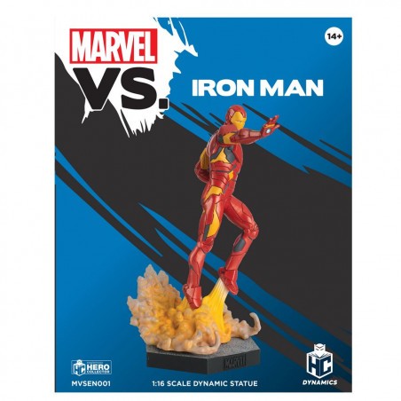 Figurita Figura dinámica de escala 1:18 de Marvel Vs: Iron Man