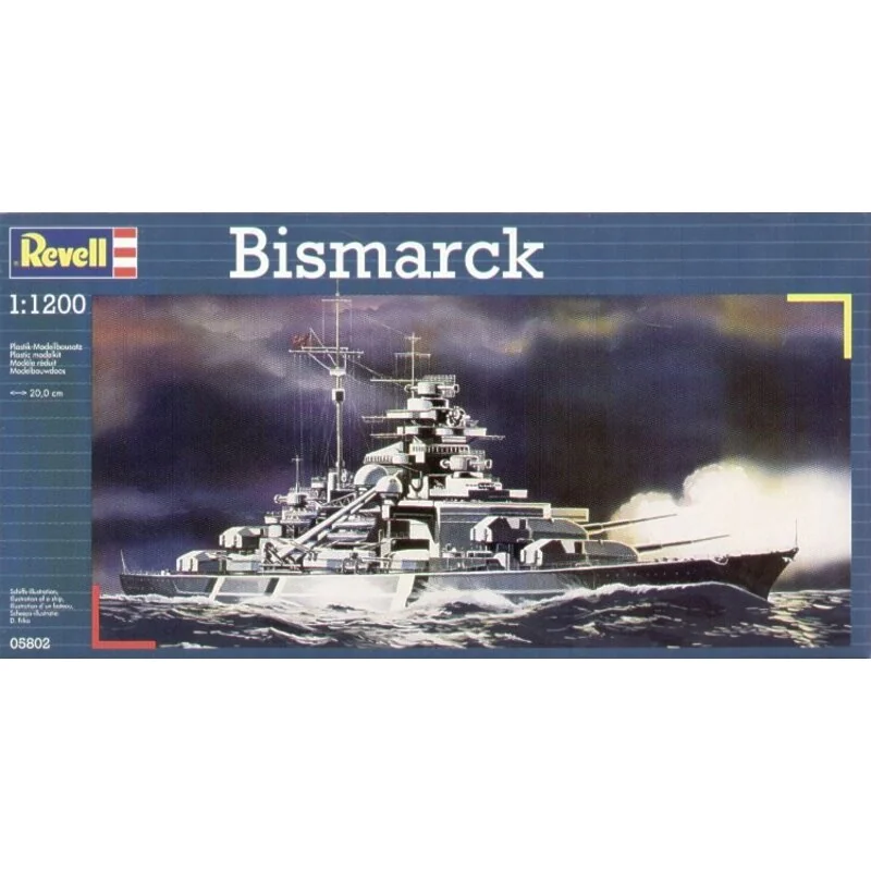 Maqueta Revell Bismarck (New Tooling) con 1001hobbies (Ref.5098)