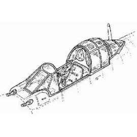Mitsubishi A6M2/Mitsubishi A6M5 Zero interior (diseñado para ser ensamblado con maquetas de Hasegawa)