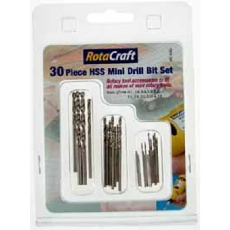 30 piece Mini Drill bit set. 0.5/0.6/0.8/1.0/1.2/1.5/1.8/2.0/2.35/3.0. Fits all types of mini rotary tools 30 piece Mini Drill bit set. 0.5/0.6/0.8/1.0/1.2/1.5/1.8/2.0/2.35/3.0. Fits all types of mini rotary tools