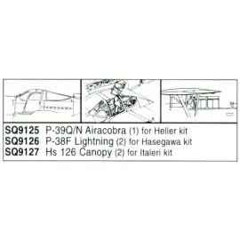 Henschel Hs 126 x 2 (diseñado para ser ensamblado con maquetas de Italeri)