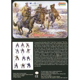 Don Cossacks WWI. 12 figures and 12 horses. No duplicates.