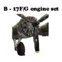  Boeing B-17F/Boeing B-17G Flying Fortress engine set (diseñado para ser ensamblado con maquetas de Academy kits)