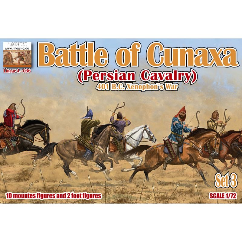 Figuras Batalla de Cunaxa 401 a.C. Set 3 'Caballería persa'