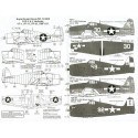 Grumman F6F-3/5 Hellcats (4) No 30/K VF-1 USS Yorktown No 3/X VF-51 USS San Jacinto both 1944 3 tone schems No 59 VF-17 USS Horn Grumman F6F-3/5 Hellcats (4) No 30/K VF-1 USS Yorktown No 3/X VF-51 USS San Jacinto both 1944 3 tone schems No 59 VF-17 USS Horn