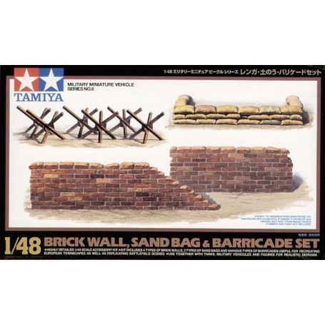  Sandbag & Brick Wall Set