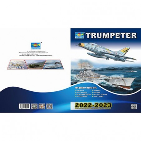  Catálogo de Maquetas de Barcos de Plástico TROMPETER 2022/23