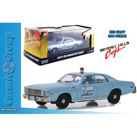 Miniatura BEVERLY HILLS COP 1977 PLYMOUTH 1:24