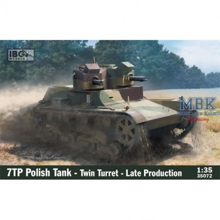 Maqueta Tanque polaco 7TP - Torreta doble (final)