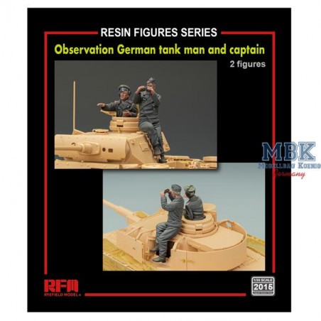 Figuras Observation German tank man and captain