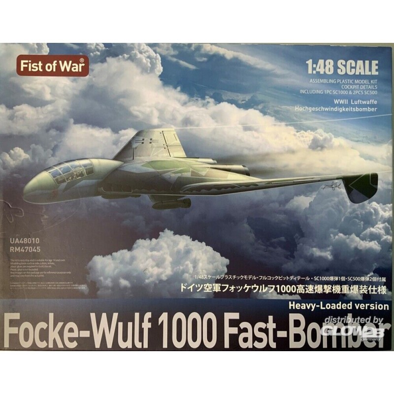 Maqueta Bombardero rápido Focke-Wulf 1000, versión de carga pesada