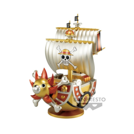 One Piece Mega Wcf Especial Color Oro 19cm - W95