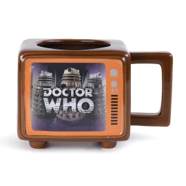 DOCTOR WHO RETRO TV HEAT CHANGE MUG