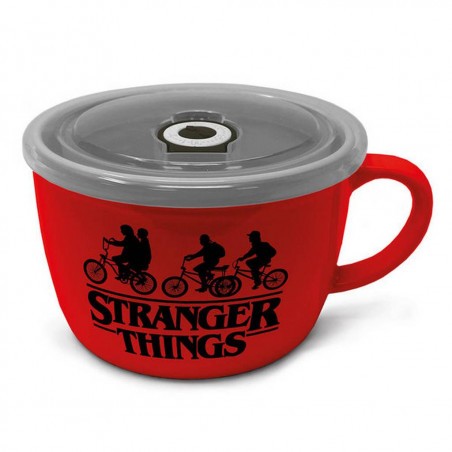 Stranger Things: Taza de sopa y refrigerio con logotipo