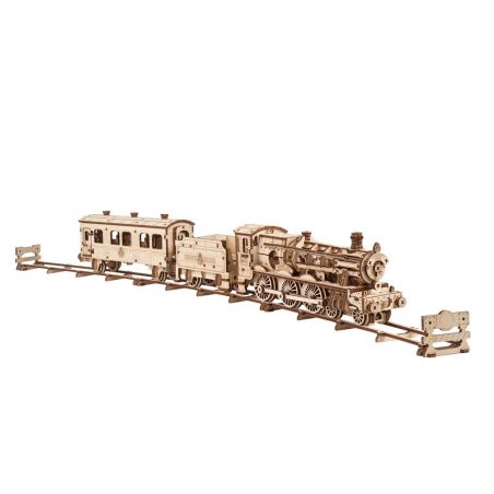 Maqueta de madera UGEARS Modelos mecánicos: HOGWARTS™ EXPRESS 90,5x12,5x10cm, 504 piezas