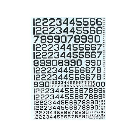  Calcomanía US Code and Serial Numbers. Black 45 deg corners