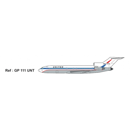Maqueta Boeing 727-200 Estados