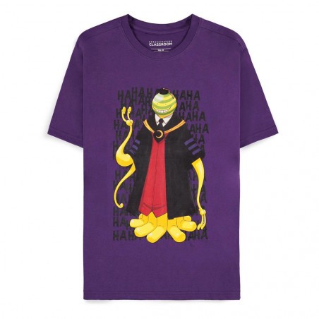  Assassination Classroom T-Shirt Koro-Sensei Purple